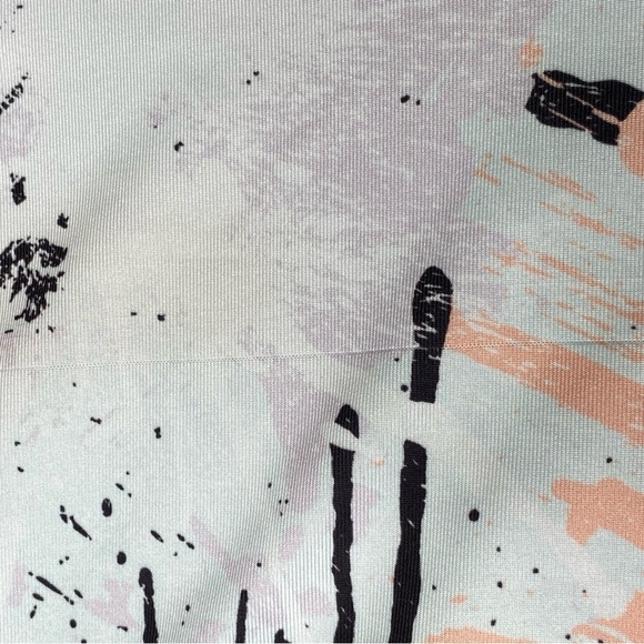 Waggle Men's Golf Polo Shirt Paint Splats All Over Print - Picture 4 of 5